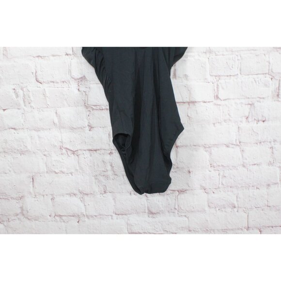 LL Bean Shaping Swimwear Tanksuit Black Size 8 - Picture 5 of 10
